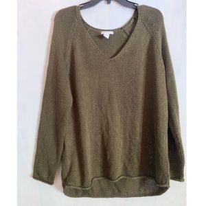 Olive green sweater